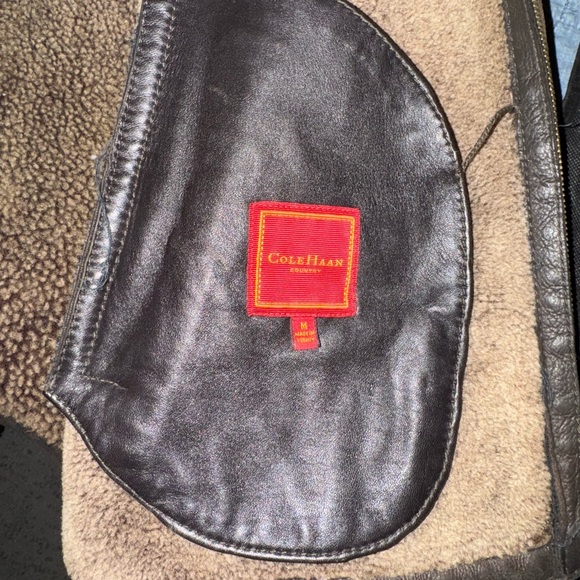Cole Haan Leather Jacket - Picture 4 of 9